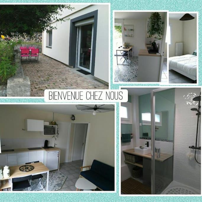 Gîte Le temps d'une pause terrasse et piscine Coubon Extérieur photo